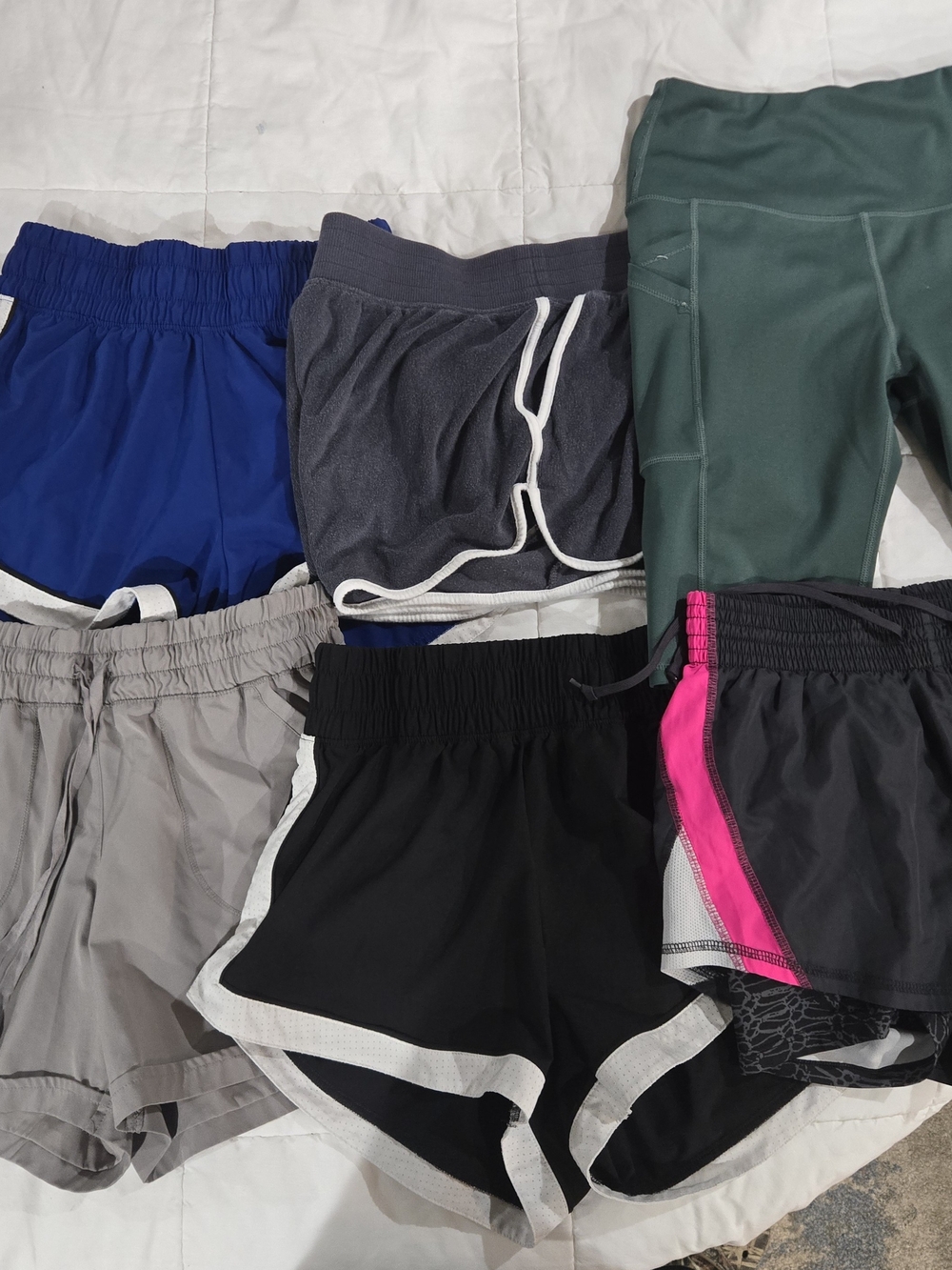 Lot Of 6 Mixed Women's Athletic Shorts Bundle ALL SIZE SMALL